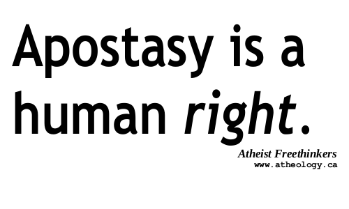 Sticker apostasy