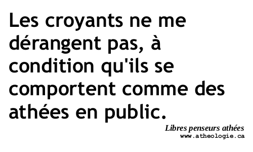 Autocollant croyants