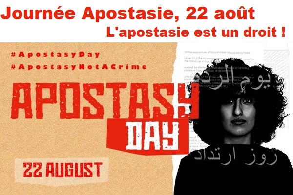 Journée Apostasie, 22 août