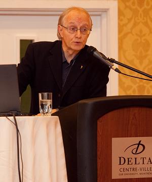 Daniel Baril au podium, 2010-10-02