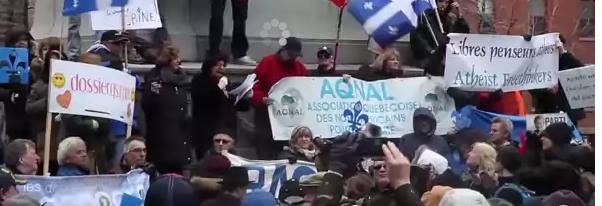 Marche pour la laïcité, Montréal, 2014-04-05