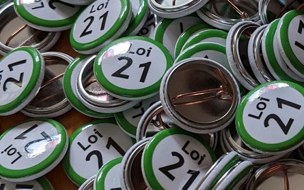 Lapel Pins Bill 21